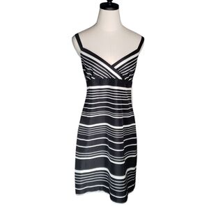 Vintage Silk Mini Dress 12 Babydoll Cocktail Party Event Preppy Strappy Straped